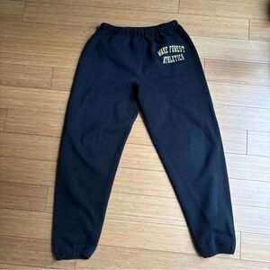 Vintage Y2K navy blue cotton school sweat pants